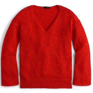 J Crew Flare Sleeve Swing Sweater
